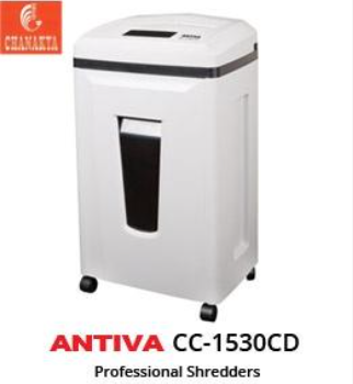 Antiva CC 1530 CD Cross Cut Paper Shredder - 15 Sheet P3 Security